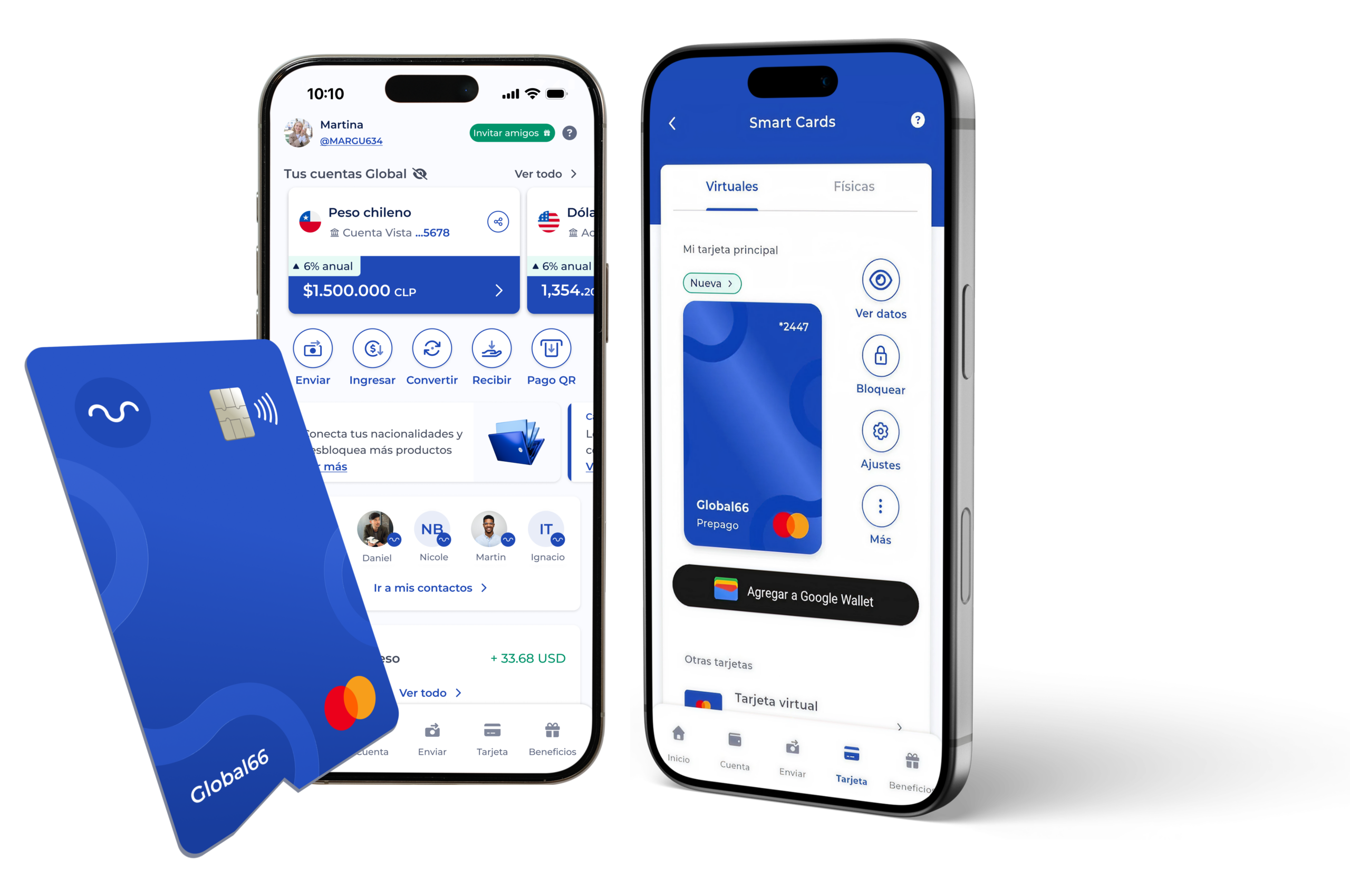 Global66 para estudiantes – Descarga la app y obtén hasta 100 USD de descuento en tu primera transacción